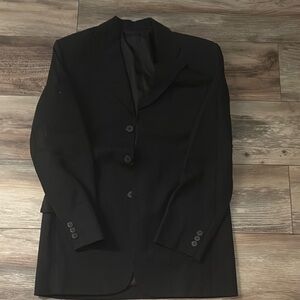 Classic Black Men's Blazer pin stripe